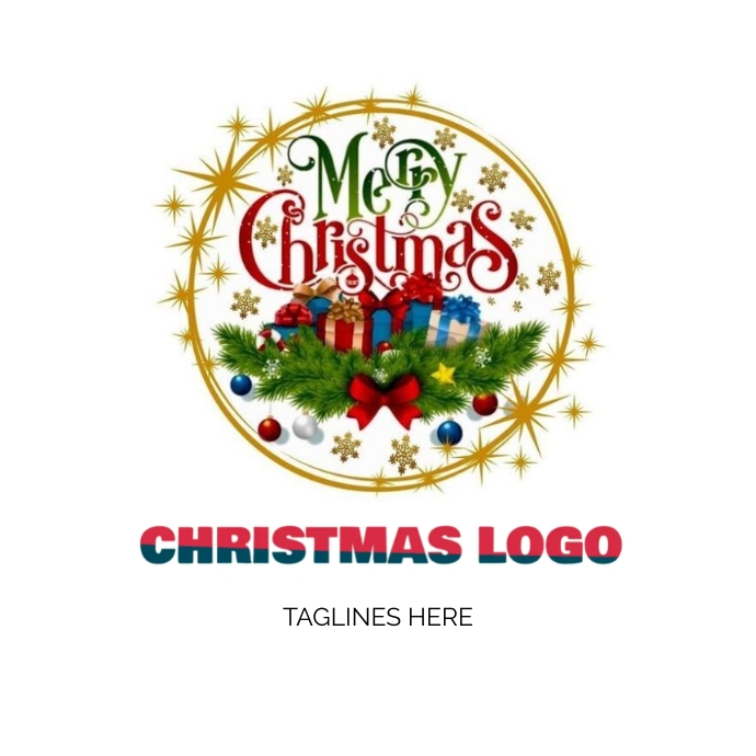 Christmas logo design || chirstmas logo MARRY template